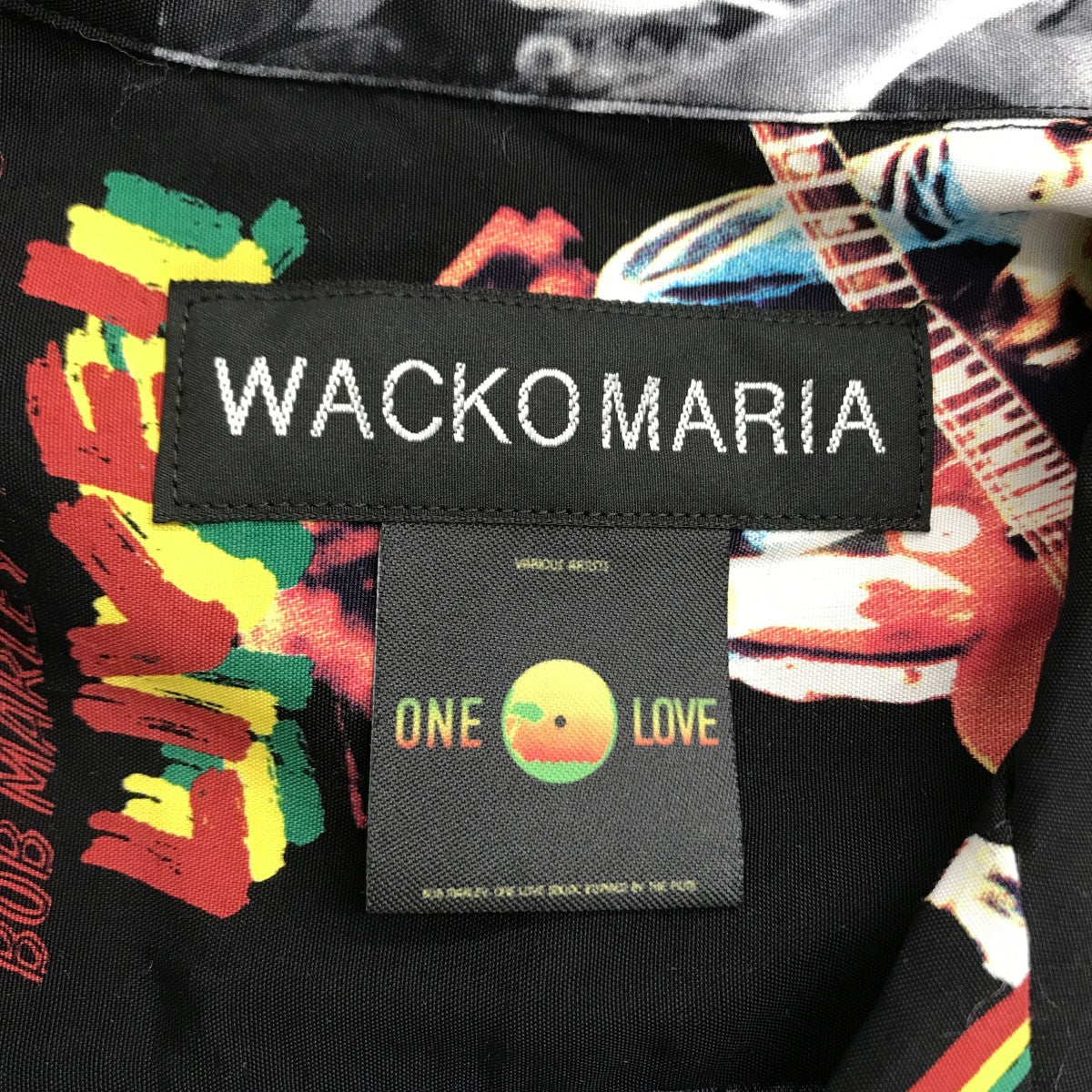 WACKO MARIA×BOB MARLEY HAWAIIAN SHIRT TYPE-1 アロハシャツ BOBMARLEY-WM-HI09  BOBMARLEY-WM-HI09 ブラック サイズ L｜【公式】カインドオルオンライン ブランド古着・中古通販【kindal】