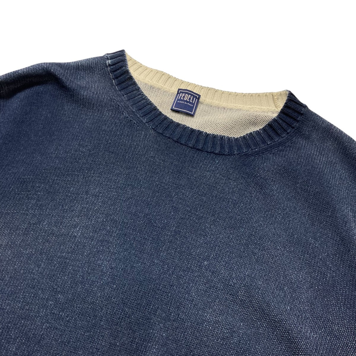 8G SUPIMA COTTONクルーネックニットARG.8 POP ML.SUPIMA