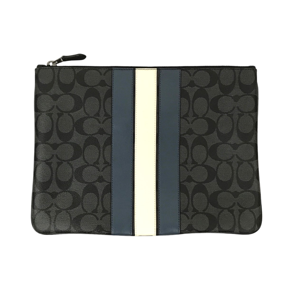 Coach クラッチバッグ シグネチャー COACH コーチ メンズバッグ メンズ カーフレザー シグネチャー