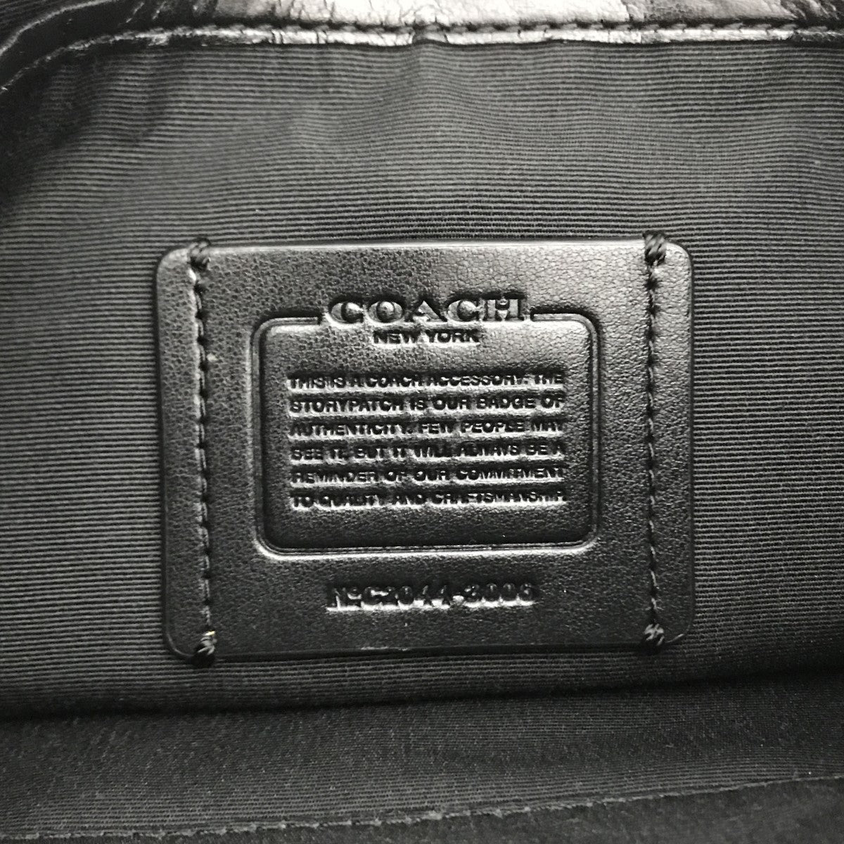 COACH クラッチバッグ ブラック/グレー COACH コーチ メンズ バッグ クラッチバッグ セカンドバッグ