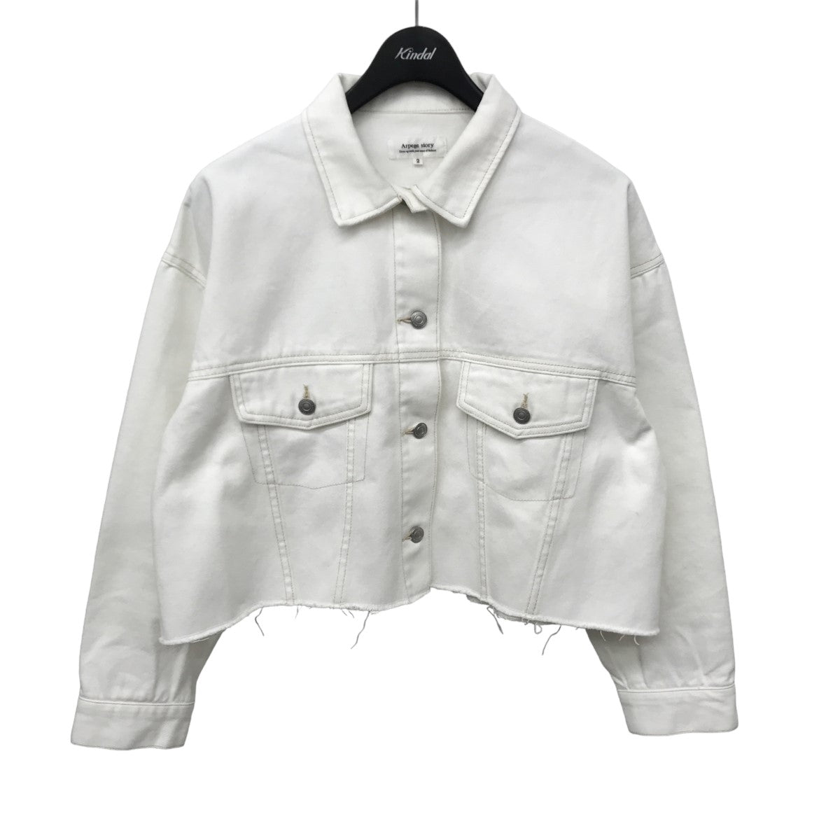 クロップドGジャン デニムジャケット 14145840