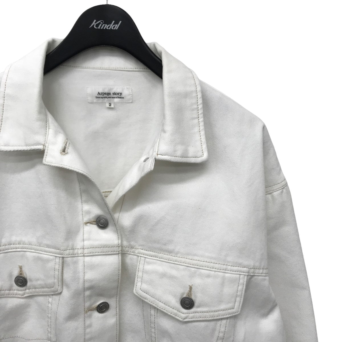 クロップドGジャン デニムジャケット 14145840