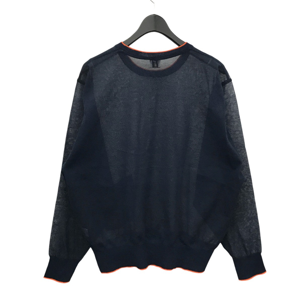 6(ROKU) BEAUTY＆YOUTH(ロクビューティアンドユース) LINE COLOR CREW NECK KNIT シアーニット  8513-105-0189 8513-105-0189 ネイビー サイズ 表記なし｜【公式】カインドオルオンライン  ブランド古着・中古通販【kindal】