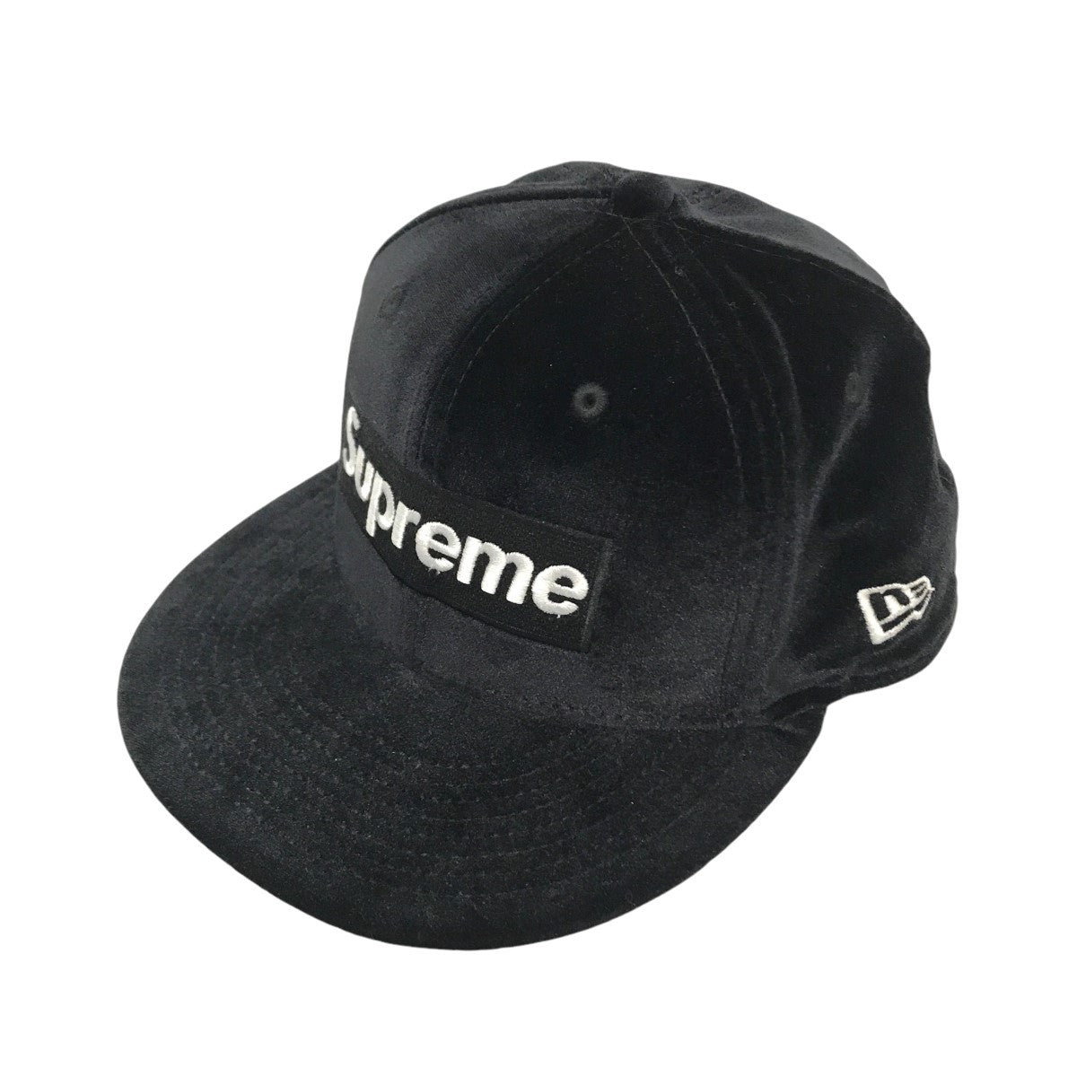 22AW Velour Box Logo New Era キャップ