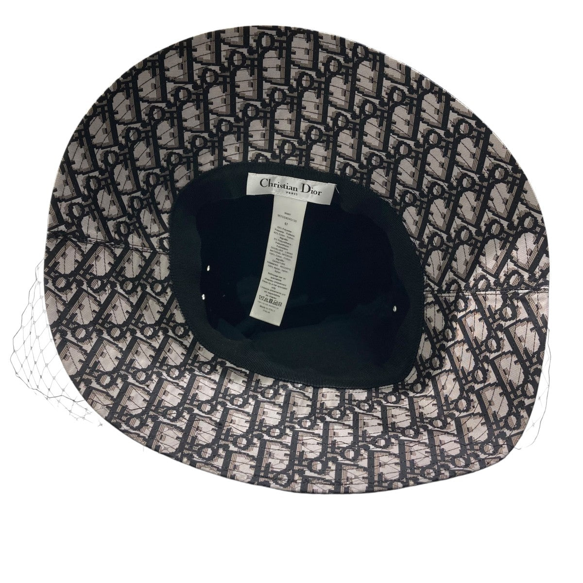 Christian Dior Teddy-Dボブハット95TDD924G130 古着・中古-3枚目のアイテム画像