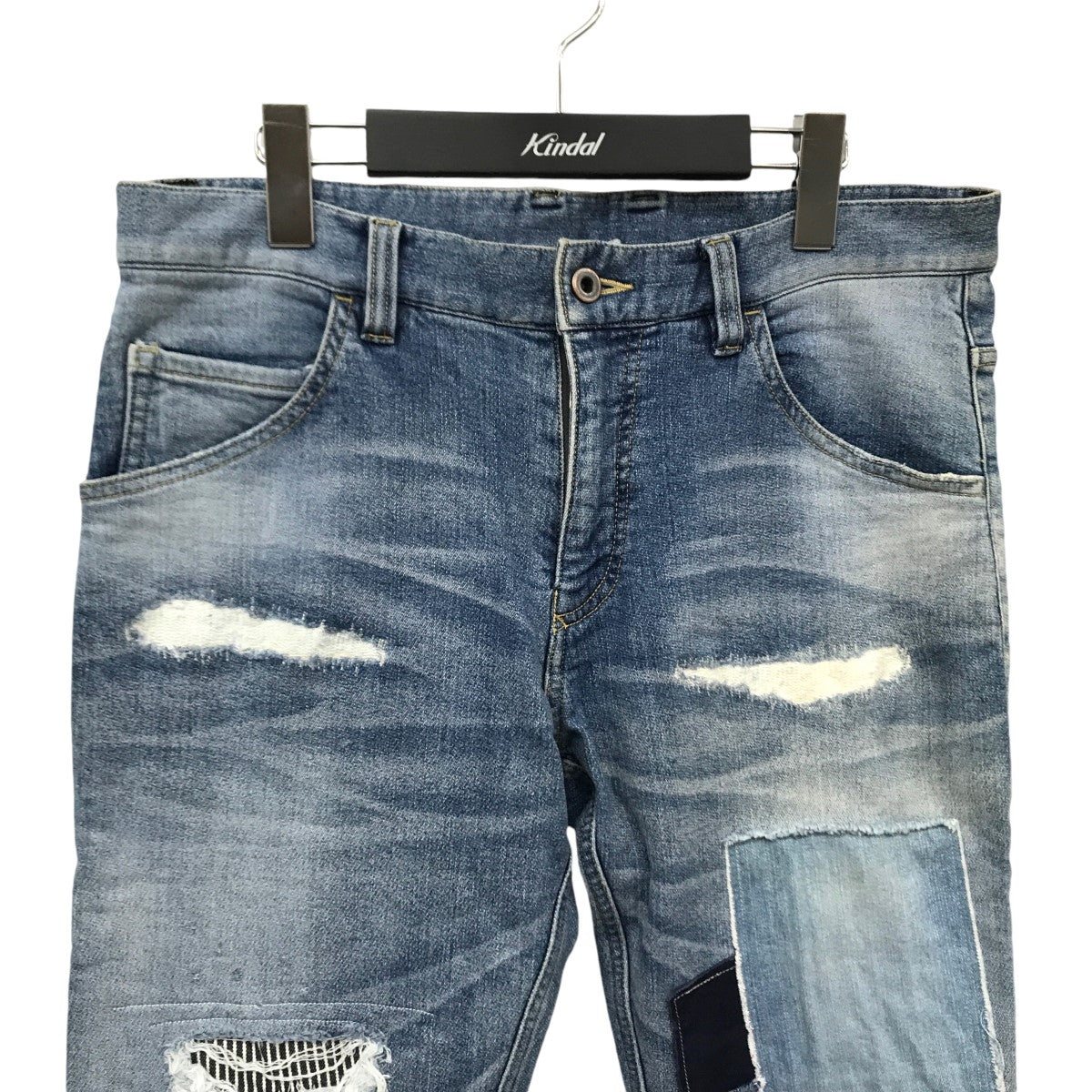 wjk(ダブルジェイケイ) tight knit-denim pants USED パンツ デニムパンツ 5823 5823 インディゴ サイズ  XL｜【公式】カインドオルオンライン ブランド古着・中古通販【kindal】