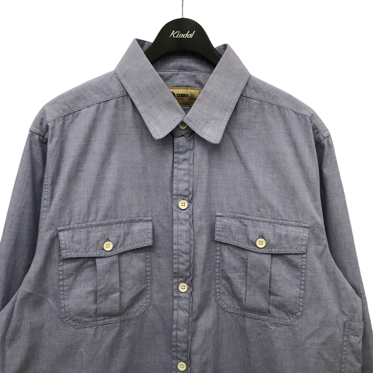 NIGEL CABOURN LYBRO TUNIC SHIRT END ON END ロングスリーブシャツ 8049-13-10040 古着・中古-3枚目のアイテム画像