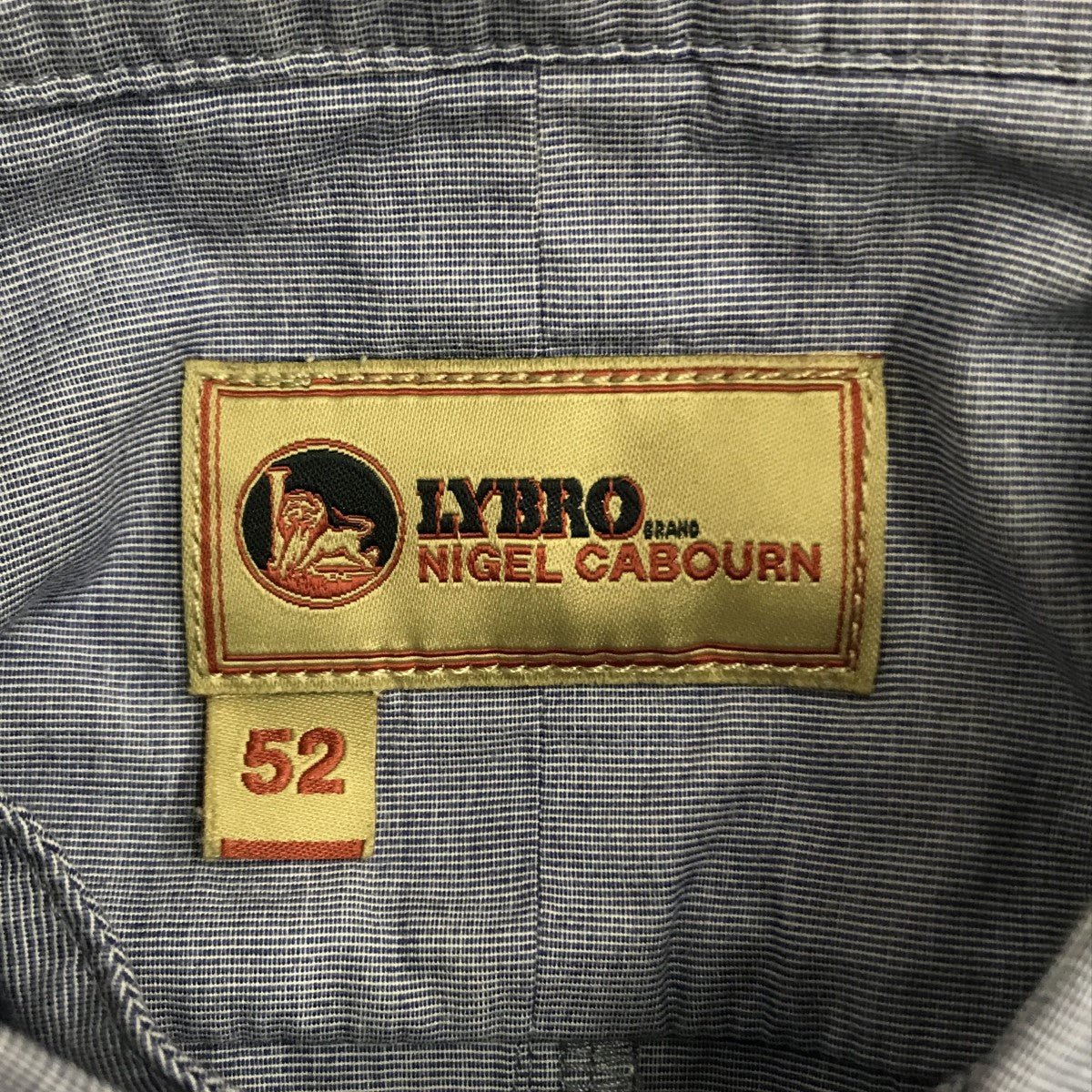 NIGEL CABOURN LYBRO TUNIC SHIRT END ON END ロングスリーブシャツ 8049-13-10040 古着・中古-5枚目のアイテム画像