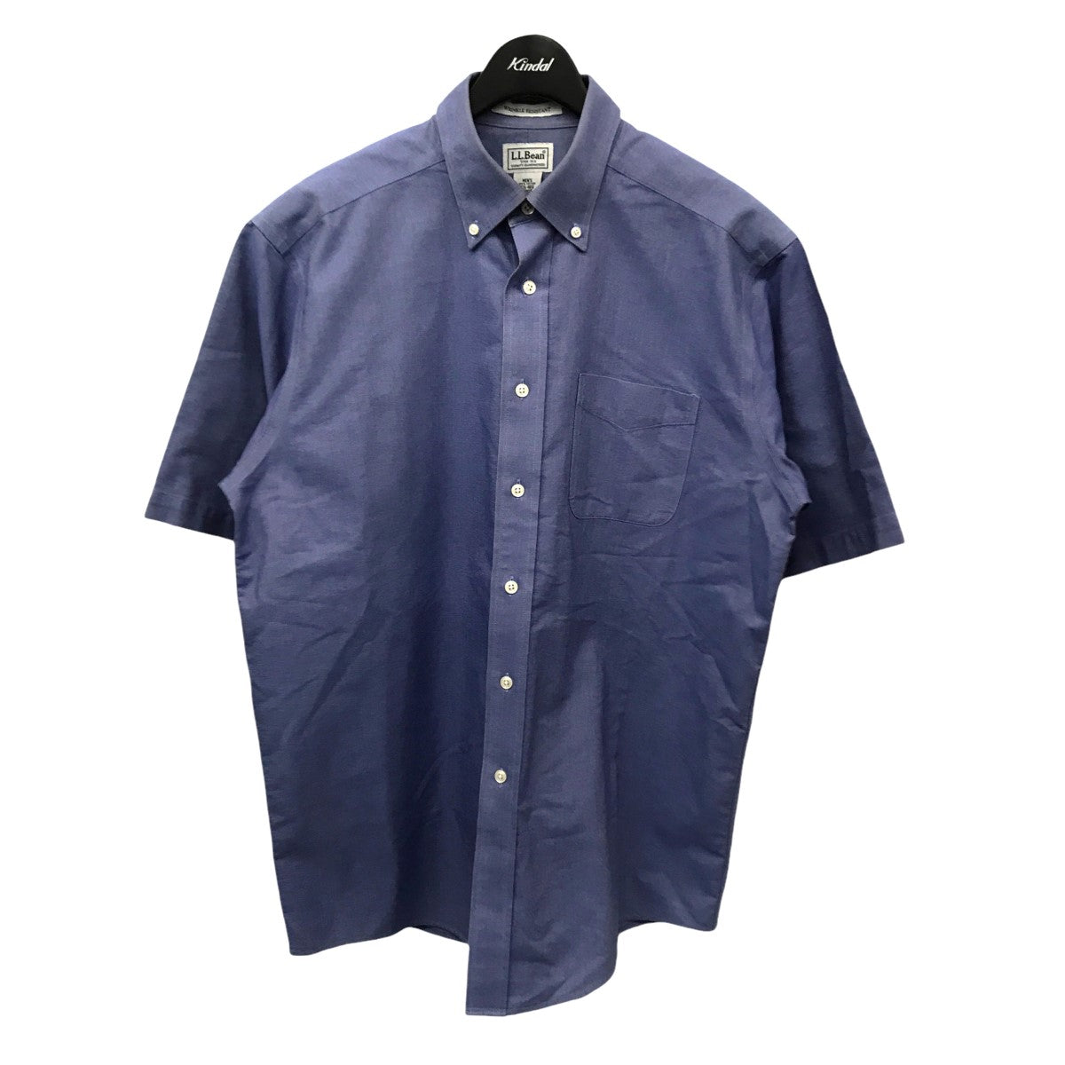 L．L．Bean(エルエルビーン) 半袖ボタンダウンシャツ ブルー