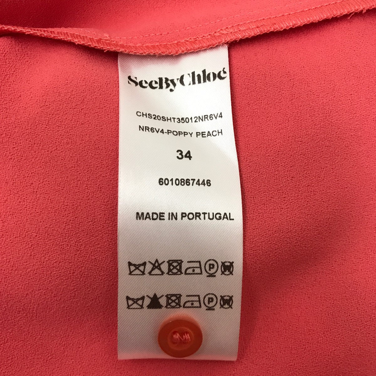 SEE BY CHLOE ノースリーブブラウス 古着・中古-4枚目のアイテム画像