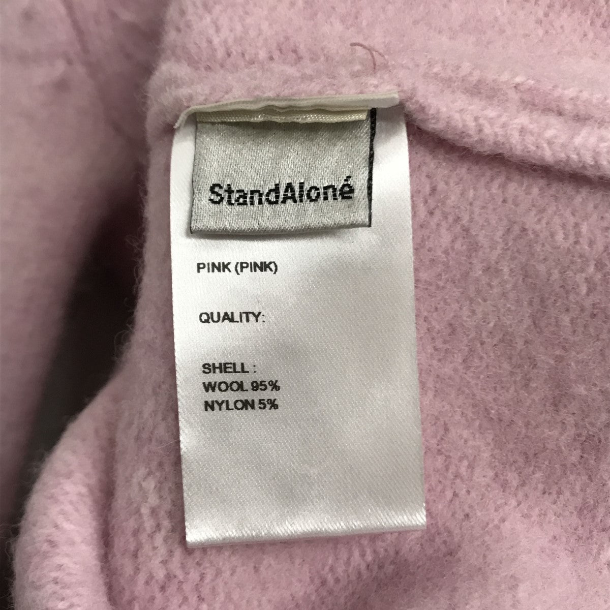 STAND ALONE(スタンドアローン) V-NECK WOOL CARDIGAN ニット
