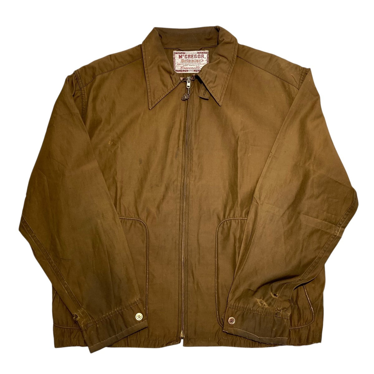 McGREGOR(マックレガー) ジップアップジャケット ブラウン サイズ 46