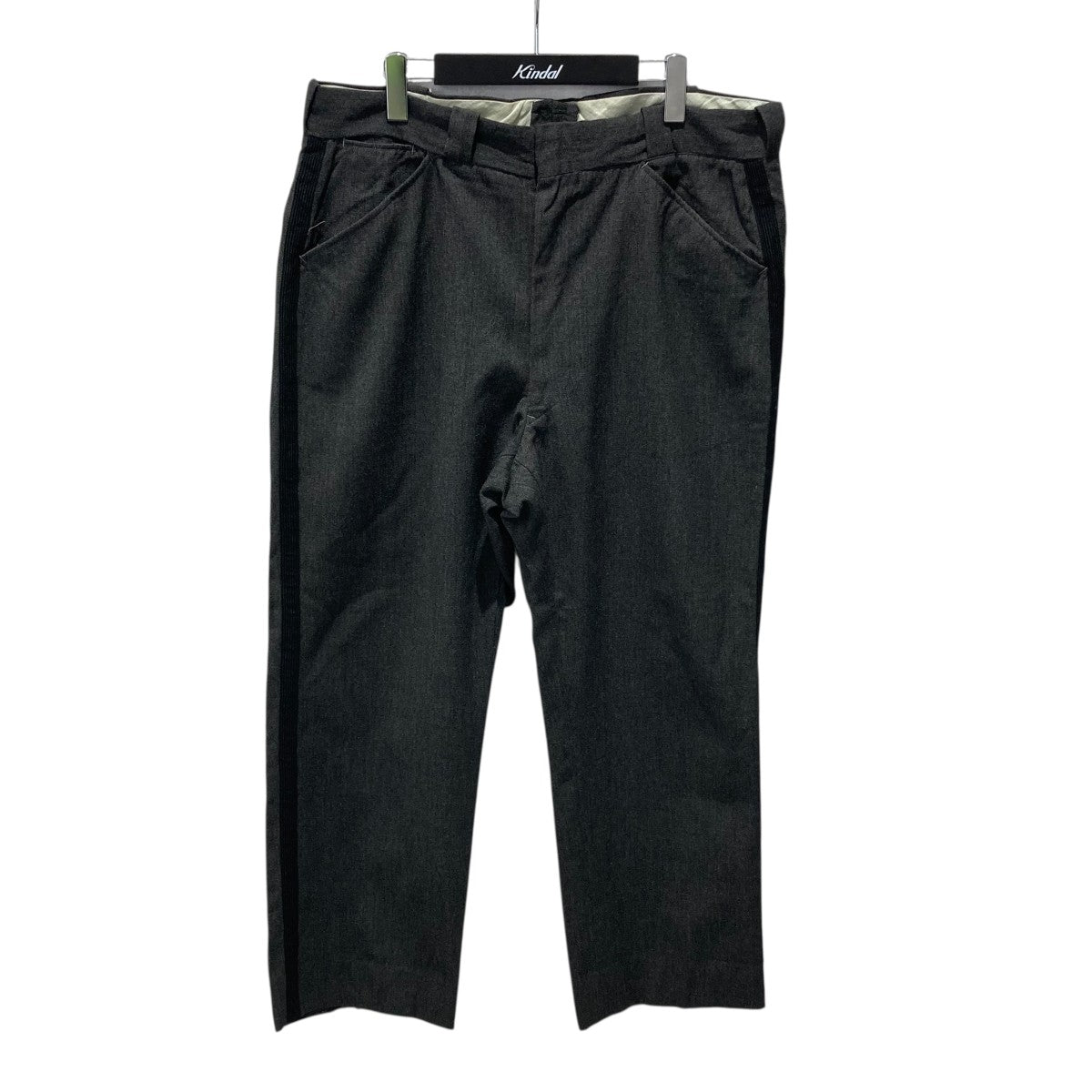 NO BRAND サイドラインスラックスパンツ 古着・中古-1枚目のアイテム画像