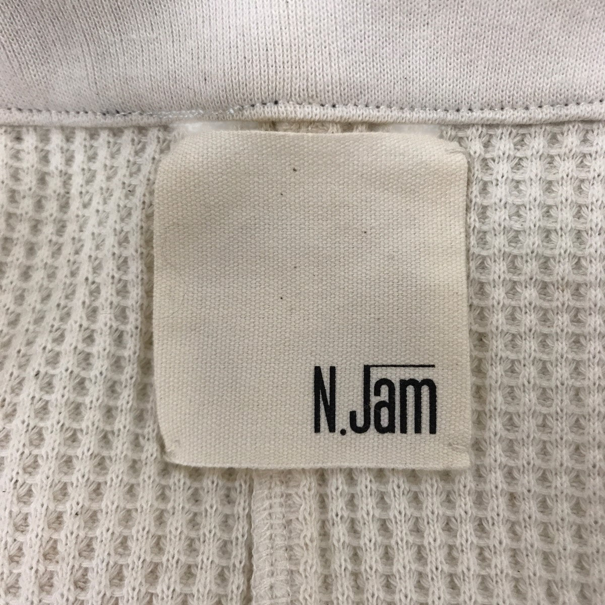 N．JAM ワッフルトリムジャケット タンクトップセットニット 古着・中古-7枚目のアイテム画像