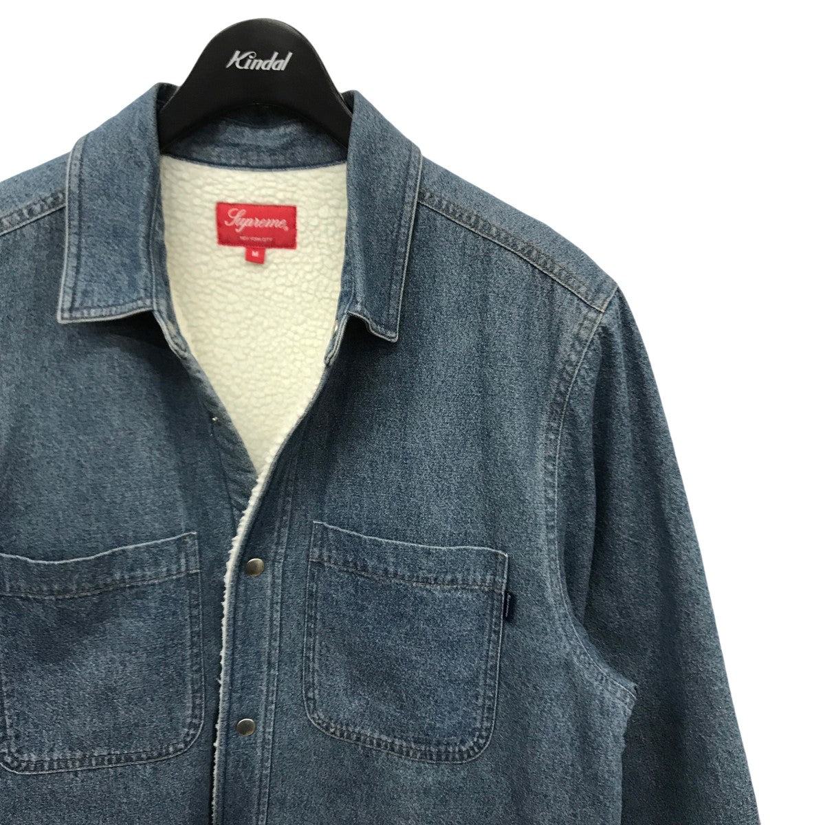 Supreme(シュプリーム) 18AW Sherpa Lined Denim Shirt デニムシャツ インディゴ サイズ M｜【公式】カインドオルオンライン  ブランド古着・中古通販【kindal】