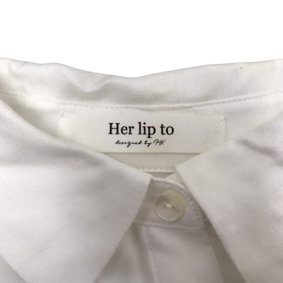 Her lip to(ハーリップトゥ) Multi-Way Easy Sheer Shirt半袖
