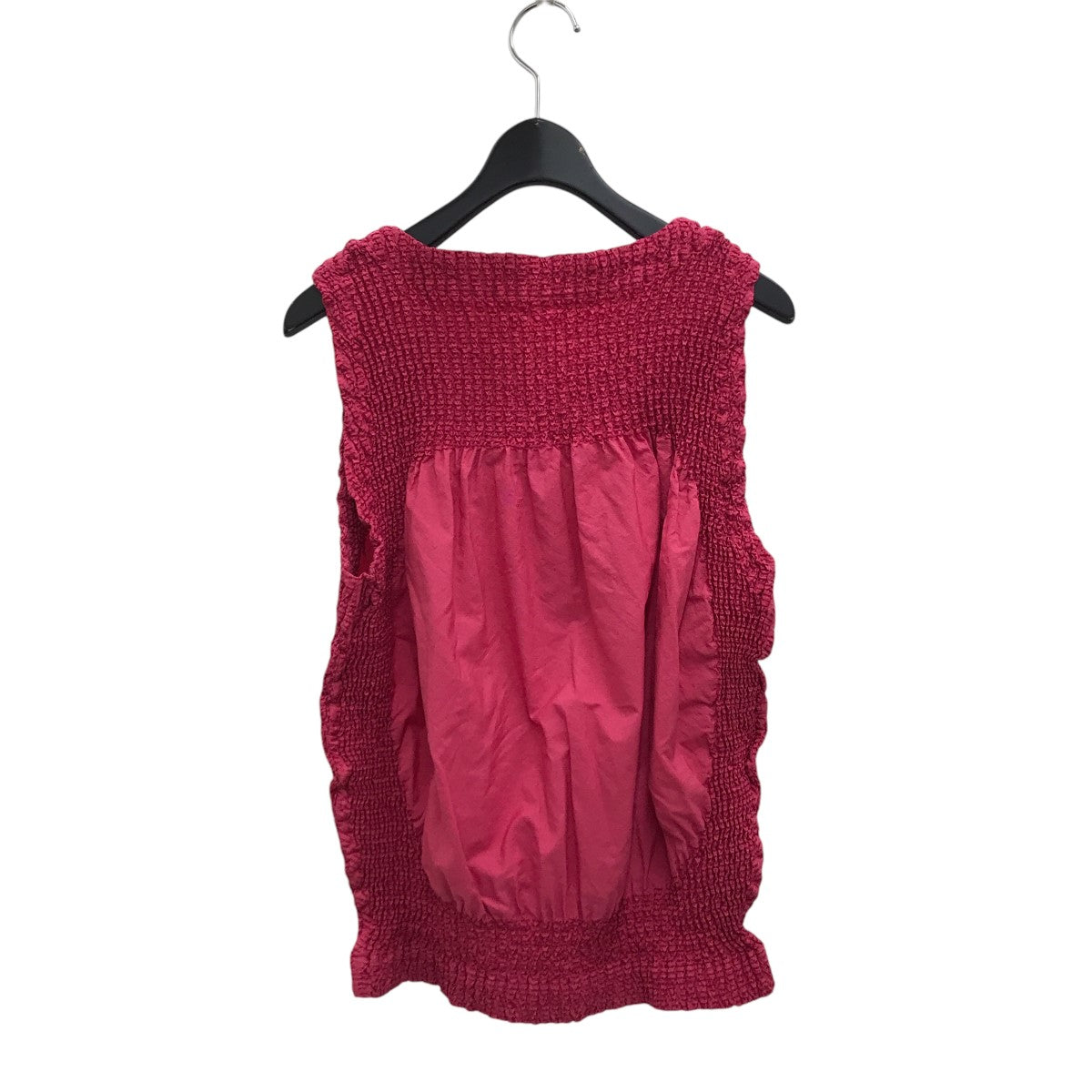 ISSEY MIYAKE シャーリングノースリーブブラウスIM23FJ028 古着・中古-2枚目のアイテム画像