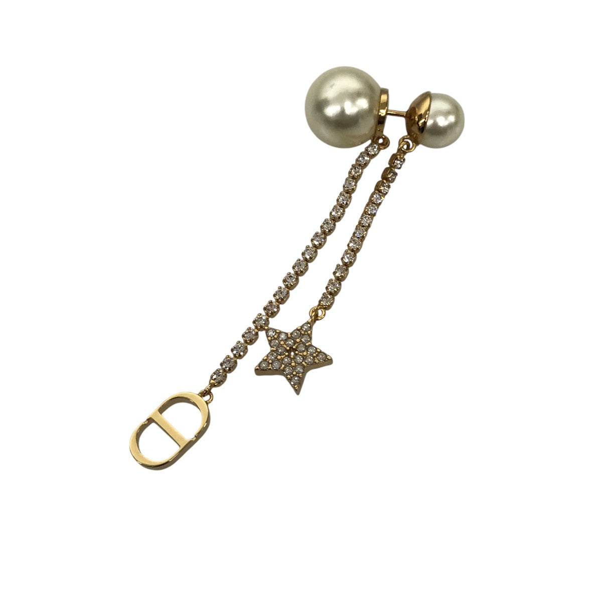 DIOR(ディオール) パール スタートライバルピアス ゴールド（色