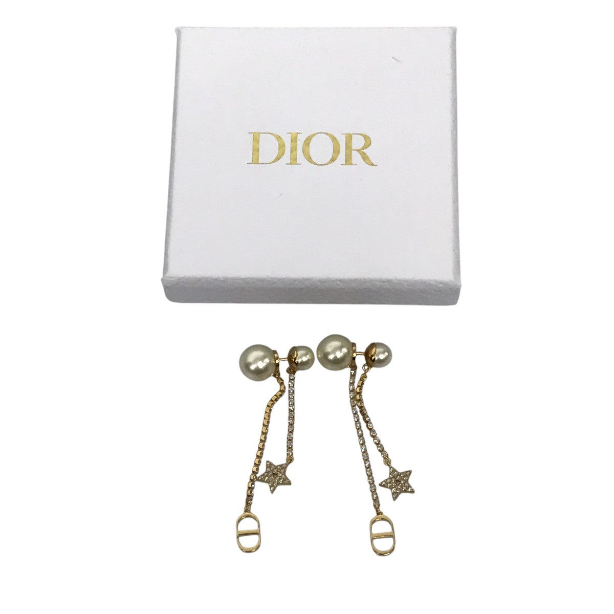 Dior ピアス　パール　スター 楽天市場】【ディオール】DIOR トライバル パール スター 星 CDロゴ