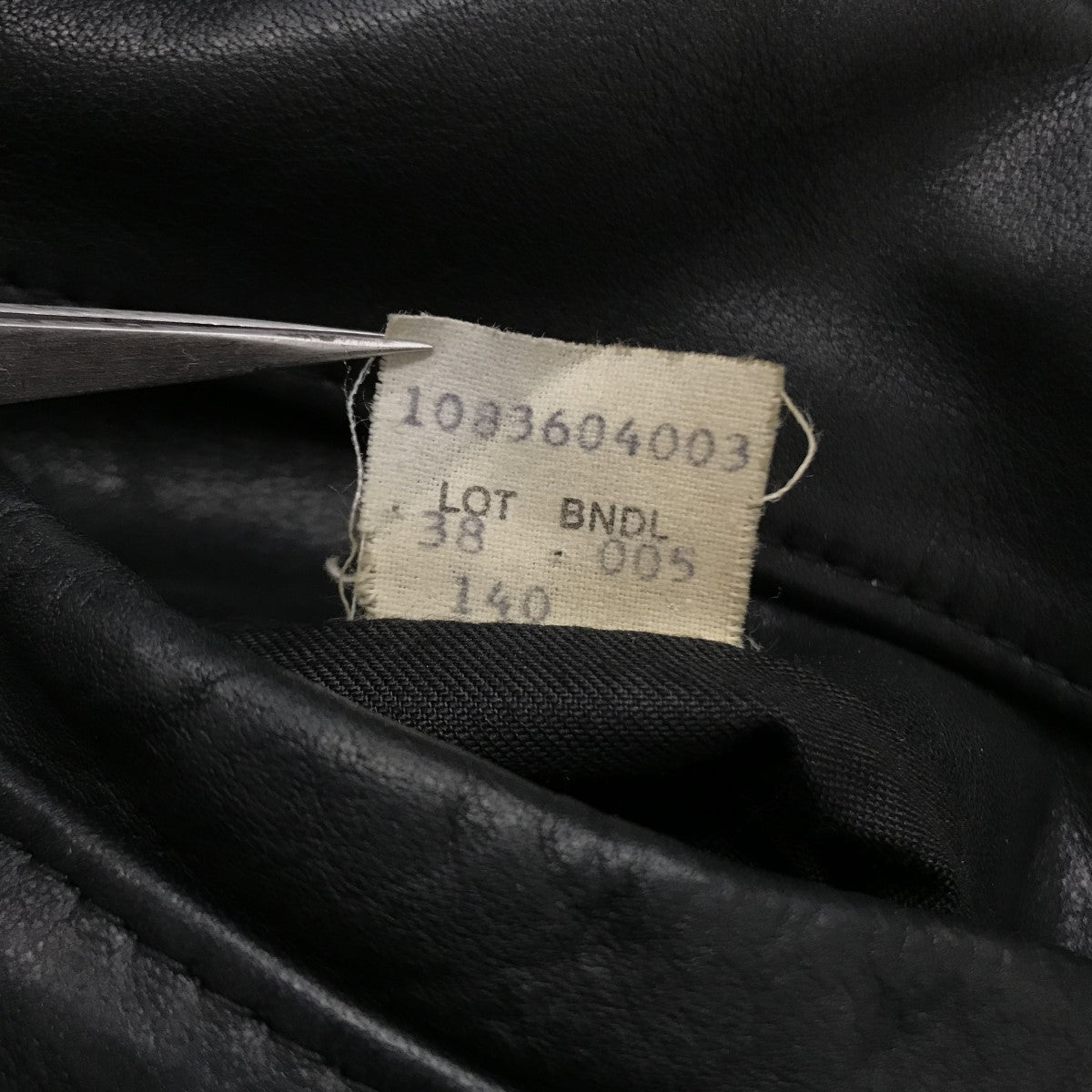Schott(ショット) レザーピーコート 140 140 ブラック サイズ 38