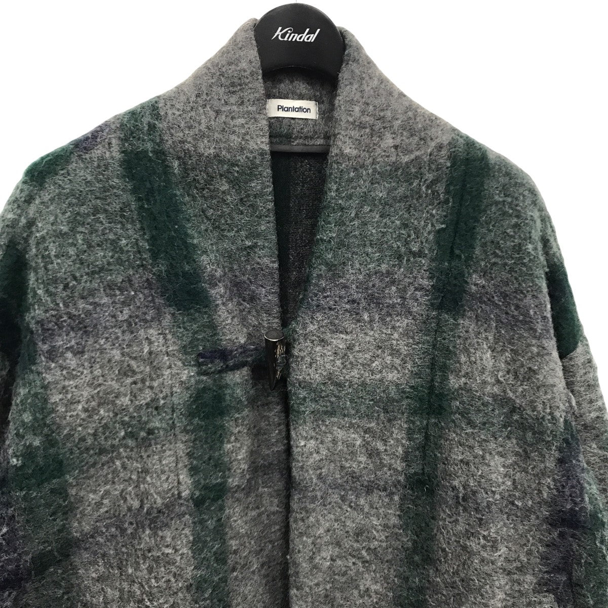 Plantation(プランテーション) ビッグチェックフリンジブルゾン