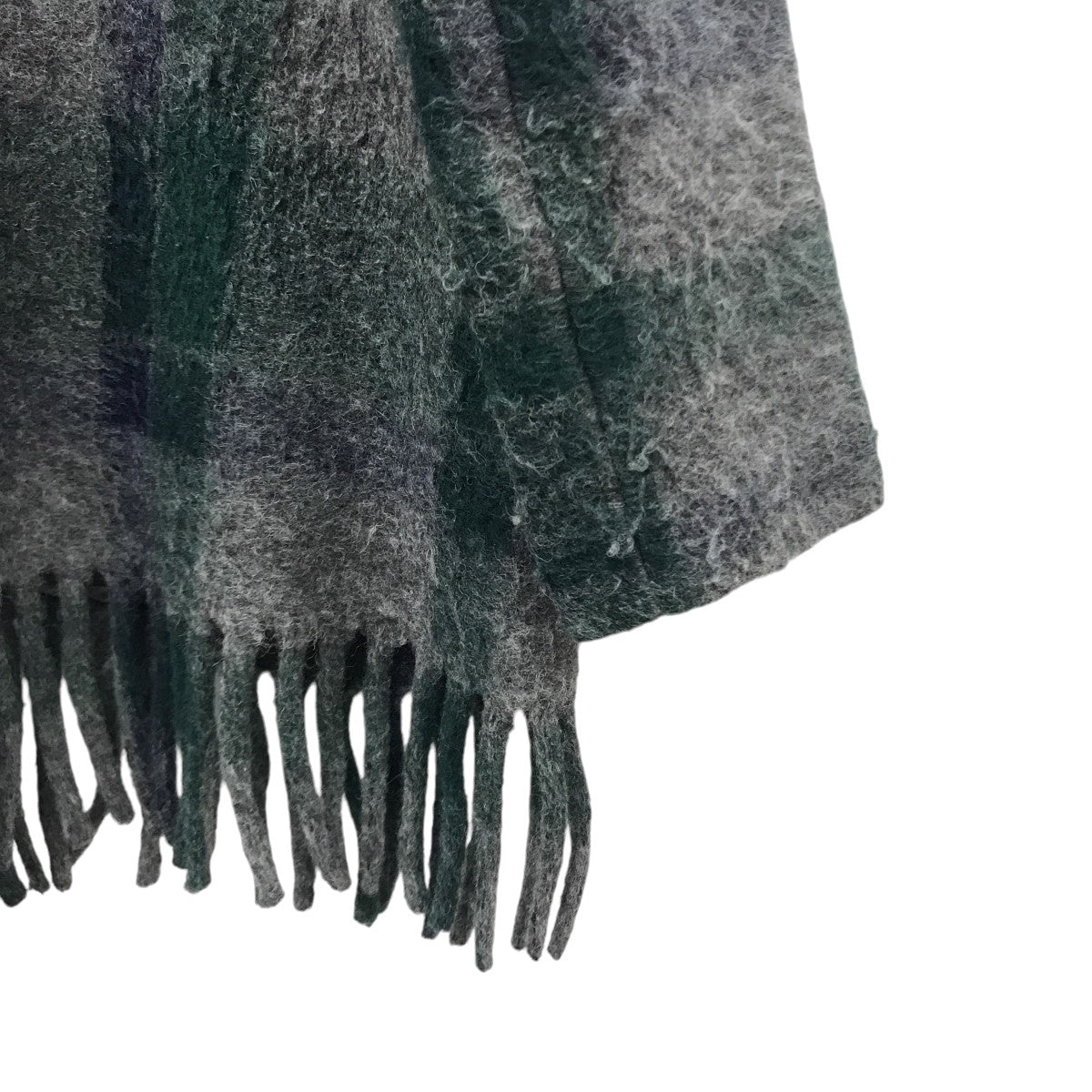 プランテーションPlantation ビッグチェック／フリンジコート 【公式通販】