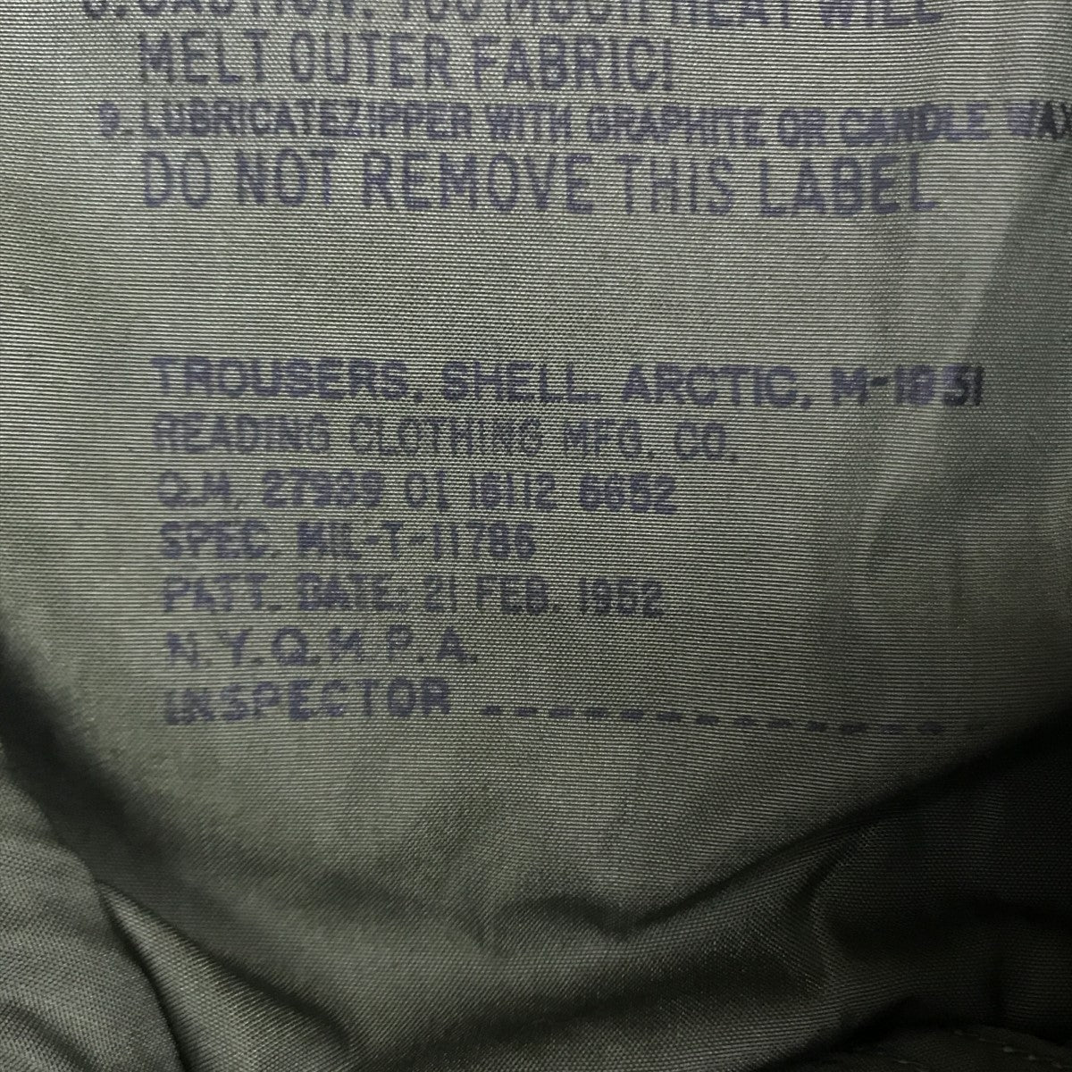 US ARMY(ユーエスアーミー) M-51 ARCTIC PANTSカーゴパンツ55-T-94500