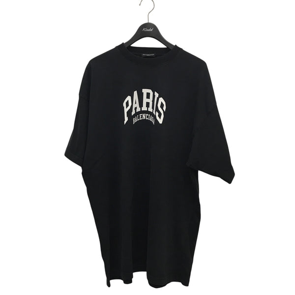 バレンシアガ　Tシャツ BALENCIAGA (バレンシアガ) スライムロゴ オーバーサイズ クルーネック