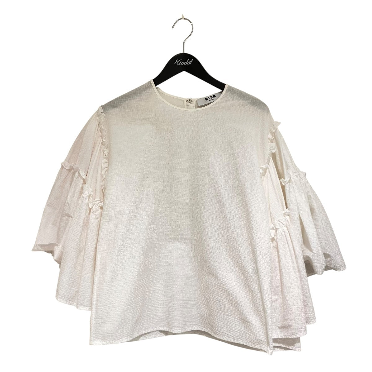 エムエスジーエム MSGM 2242MDM103 ブラウス ホワイト サイズ：38 MSGM(エムエスジーエム) 2242MDM103ブラウス ホワイト サイズ 38