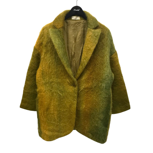 ERiKOKATORI(エリコカトリ) flow dye kid mohair shaggy jacket モヘア