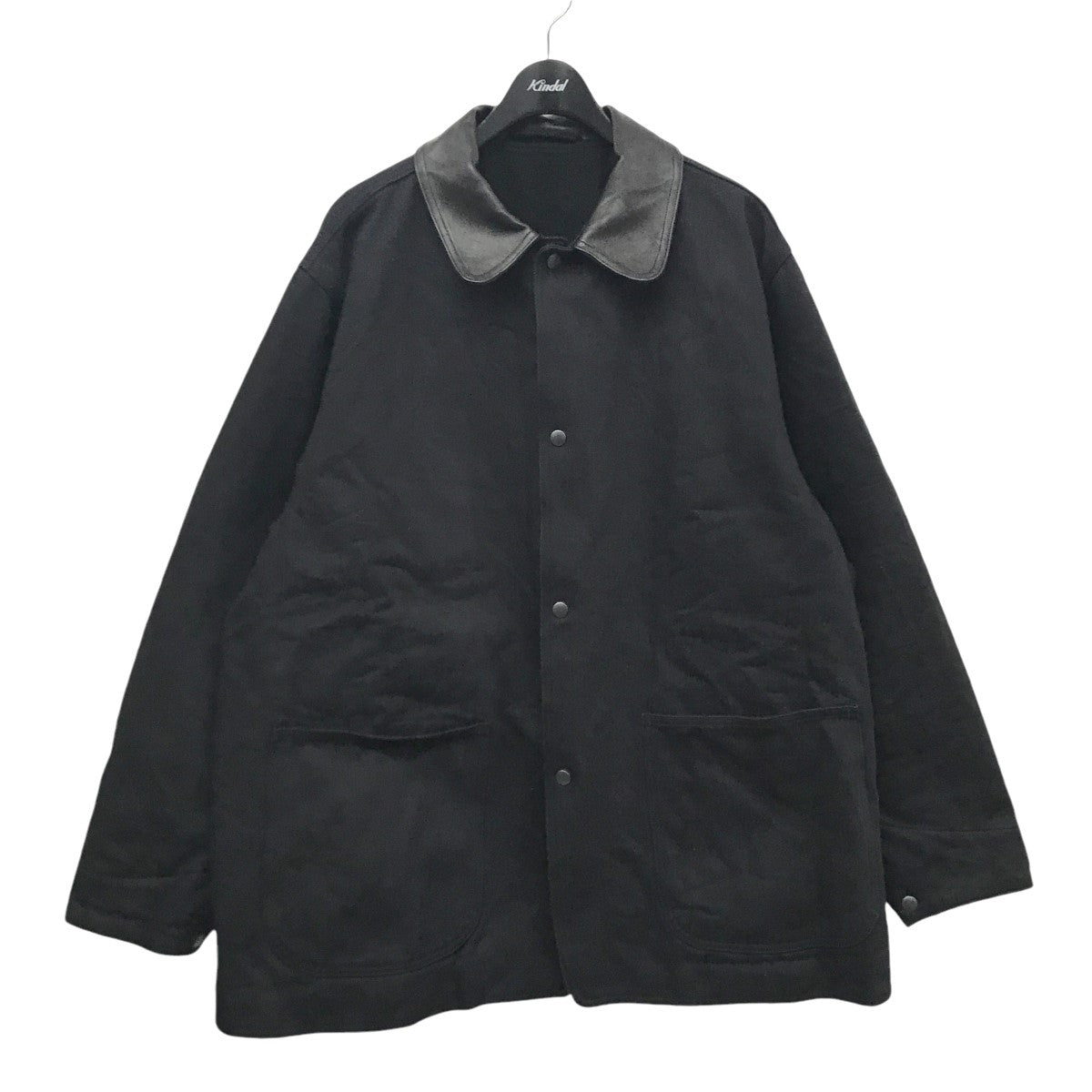 コモリの24AW デニム レザー ワークジャケット A03-01027です。 COMOLI 古着・中古 アウター アイテム