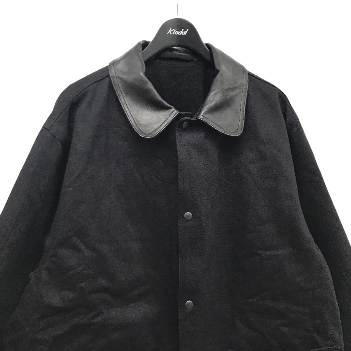 コモリの24AW デニム レザー ワークジャケット A03-01027です。 COMOLI 古着・中古 アウター アイテム