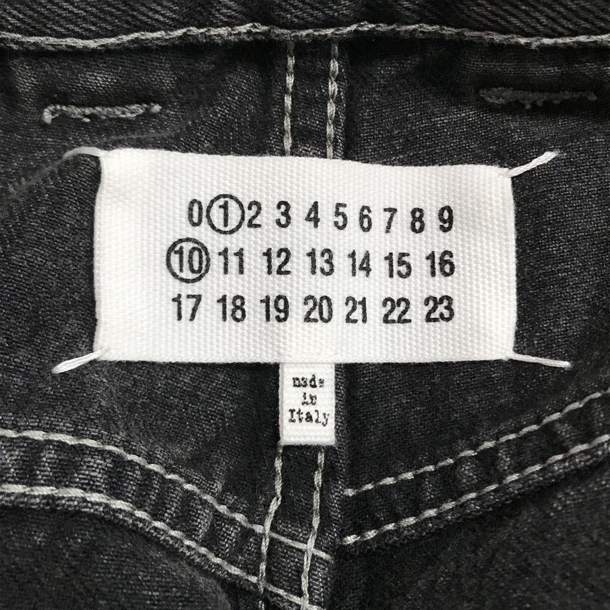 Maison Margiela(メゾンマルジェラ) BLACK PAINTED JEANS デニム