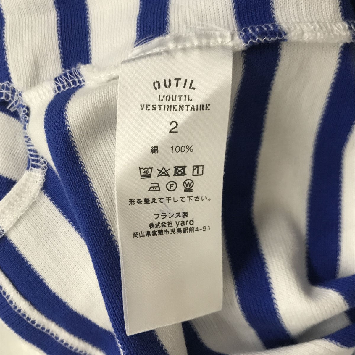 OUTIL ウティ　ホワイト ロングシャツ ピンタック OUTIL ウティ ホワイト ロングシャツ ピンタック ピンタック