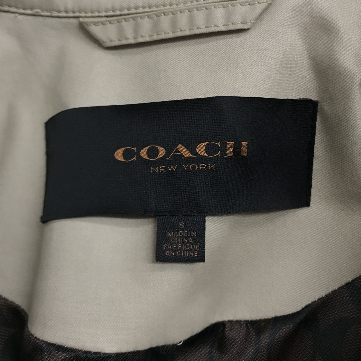 COACH トレンチコート 古着・中古-5枚目のアイテム画像