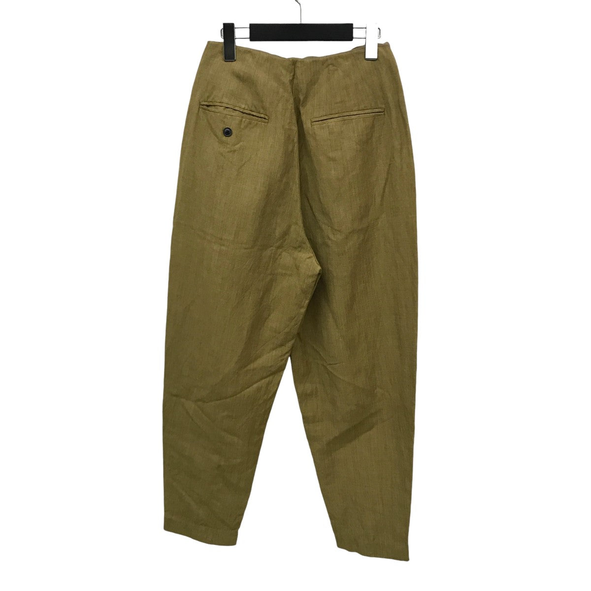 TOGA PULLA シャンブレーウールパンツ 36(※お直し済) TOGA PULLA/CHAMBRAY WOOL PANTS (BEIGE)