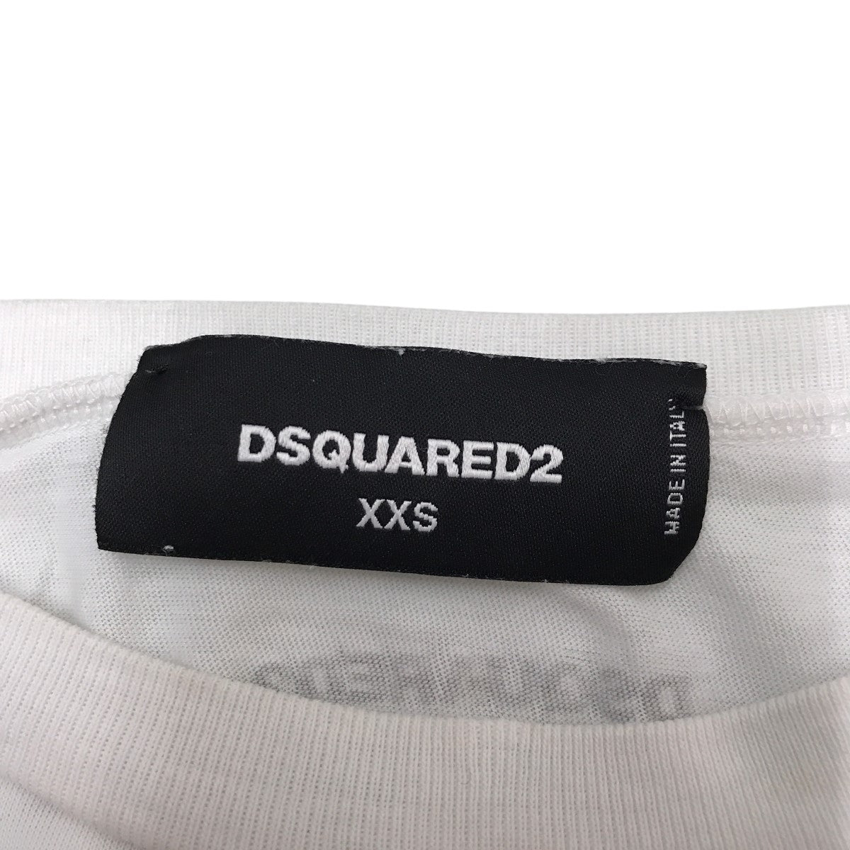 ディースクエアード DSQUARED2 3D TIGGER PRINTED TEE Tシャツ S75GD0042 ホワイト サイズ：XXS DSQUARED2 (ディースクエアード) 19AW 3D TIGGER PRINTED TEE S