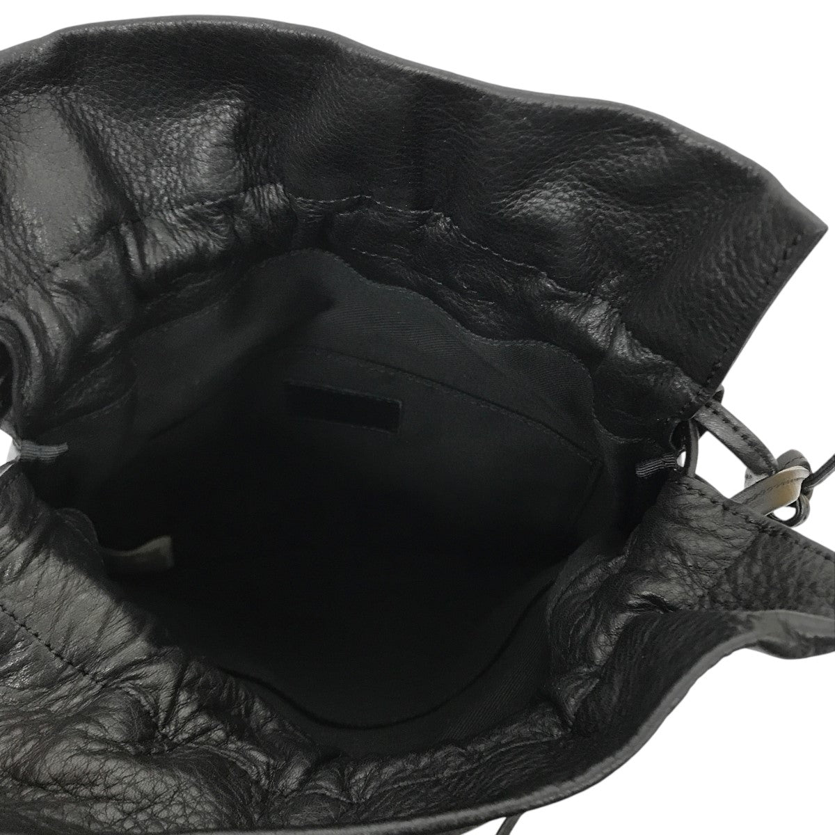 【美品】R&D.M.Co- エクリュエプゥス別注 巾着ショルダーバッグ GOD柄 美品】R&D.M.Co- エクリュエプゥス別注 巾着ショルダーバッグ GOD柄
