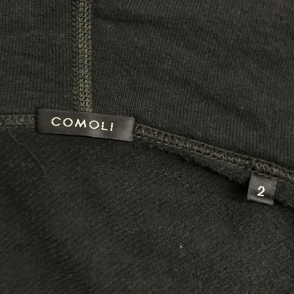 COMOLI(コモリ) 製品染 裏毛 ジップパーカー Z01-05027 Z01