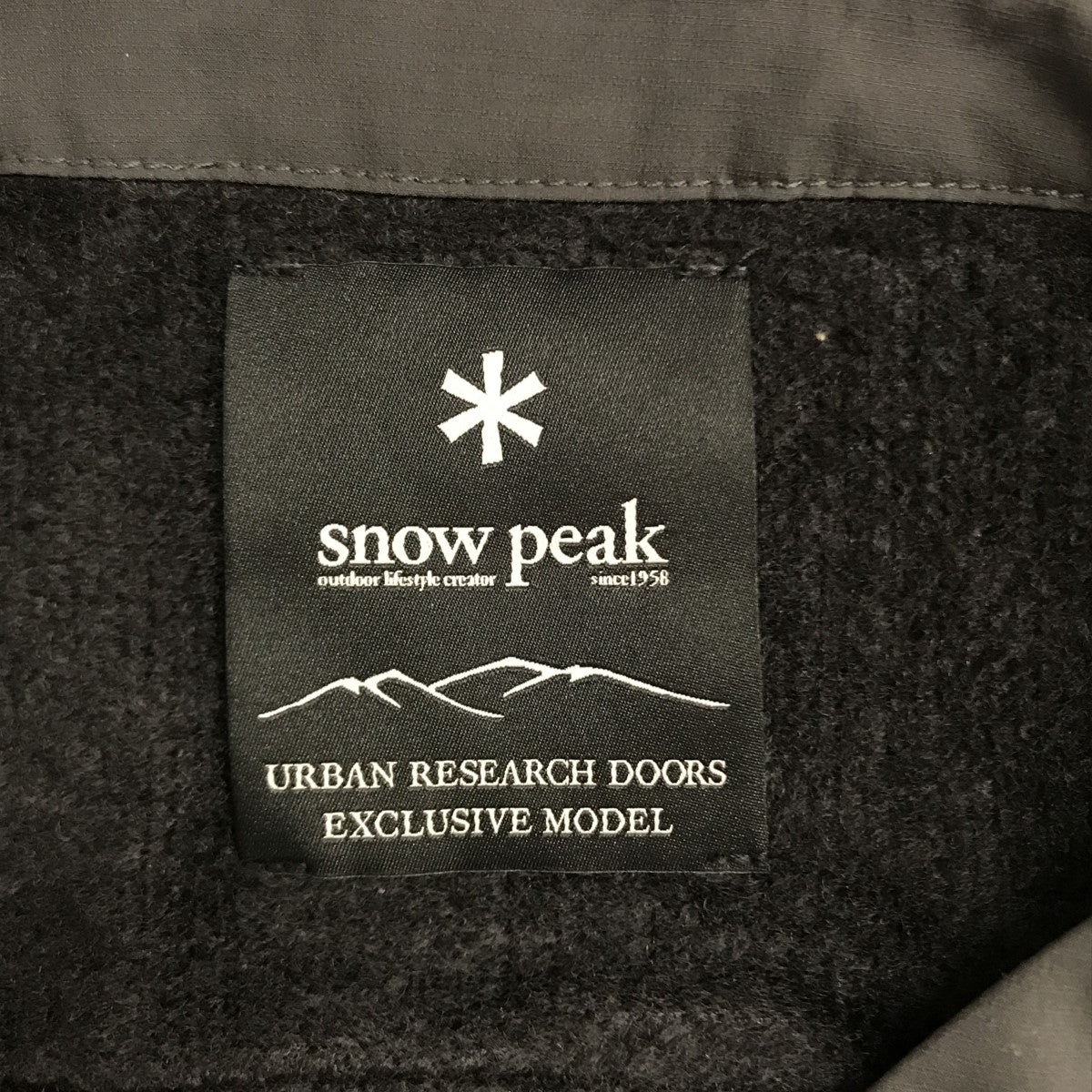 snow peak×URBAN RESEARCH DOORS 2L Octa 2WAY Cardigan ノー