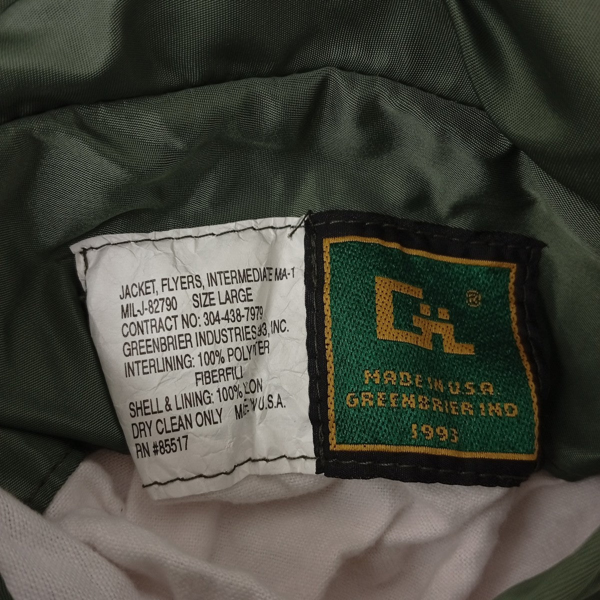 USA製MA-1ジャケット304-438-7979