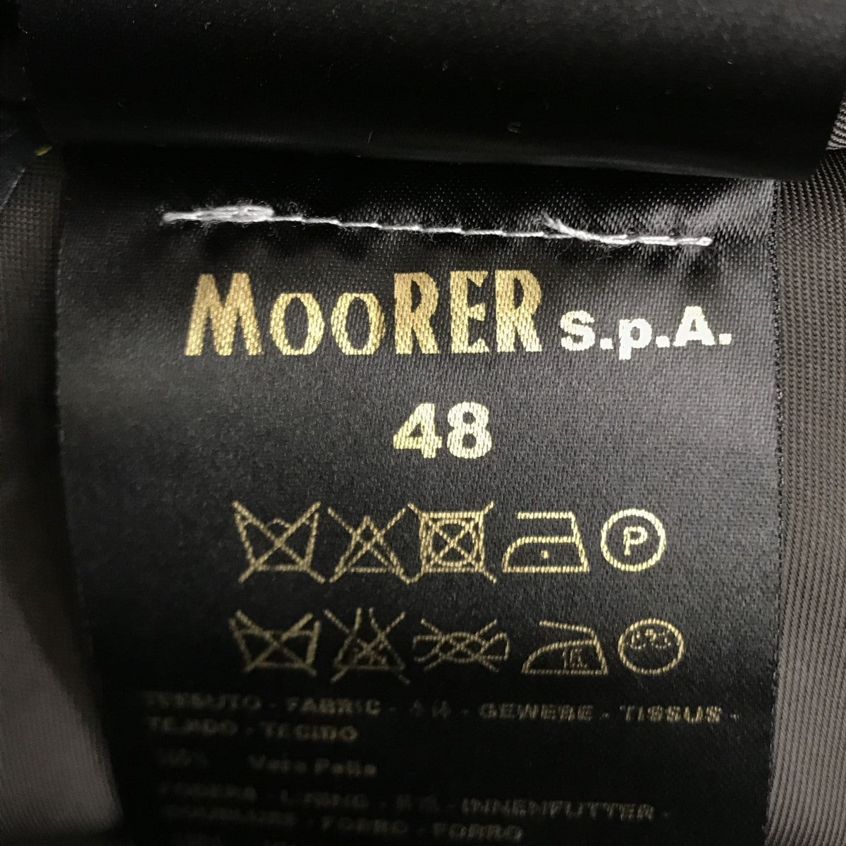 MOORER(ムーレー) レザージャケット ブラック サイズ 48|【公式 MOORER(ムーレー) レザージャケット ブラック サイズ 48|【公式