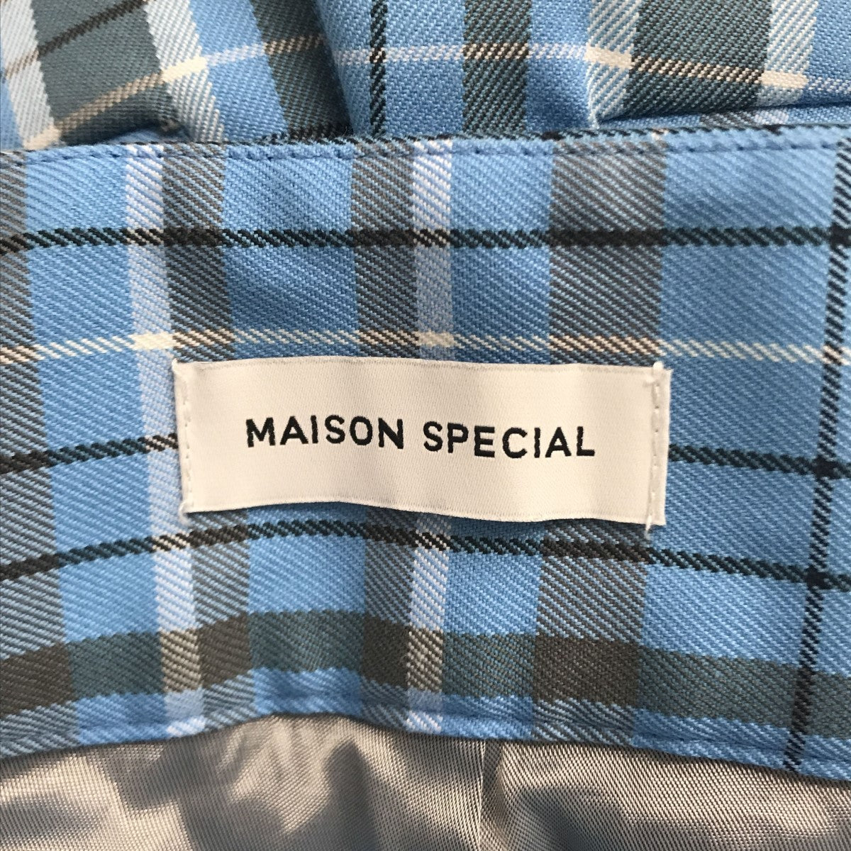MAISON SPECIAL(メゾンスペシャル) 2way Check Balloon Pants