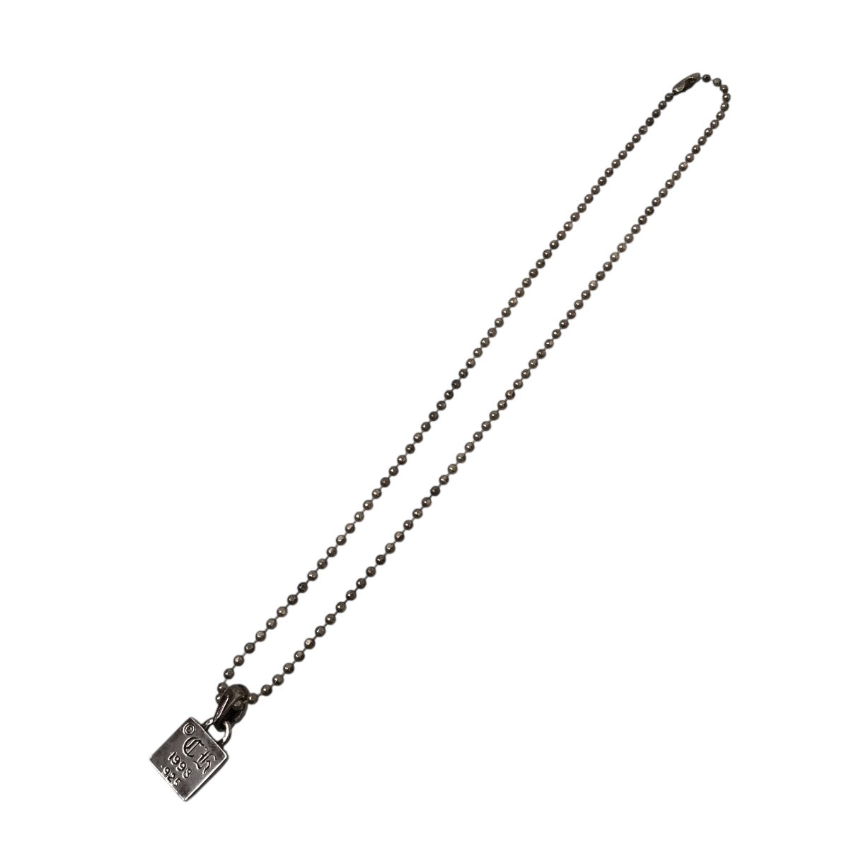 クロムハーツ　フレームドCHプラスチャーム　（純正シルバーボールチェーン付） CHROME HEARTS 銀座店 クロムハーツ フレームド CHプラス