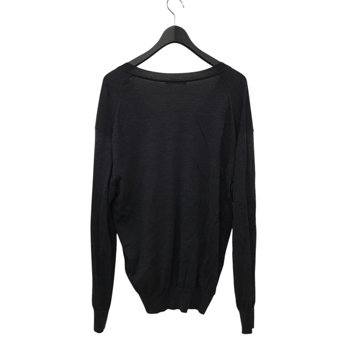 AURALEE SUPER HIGH GAUGE WOOL KNIT V-NECK P OセーターA22AV01HK 古着・中古-2枚目のアイテム画像