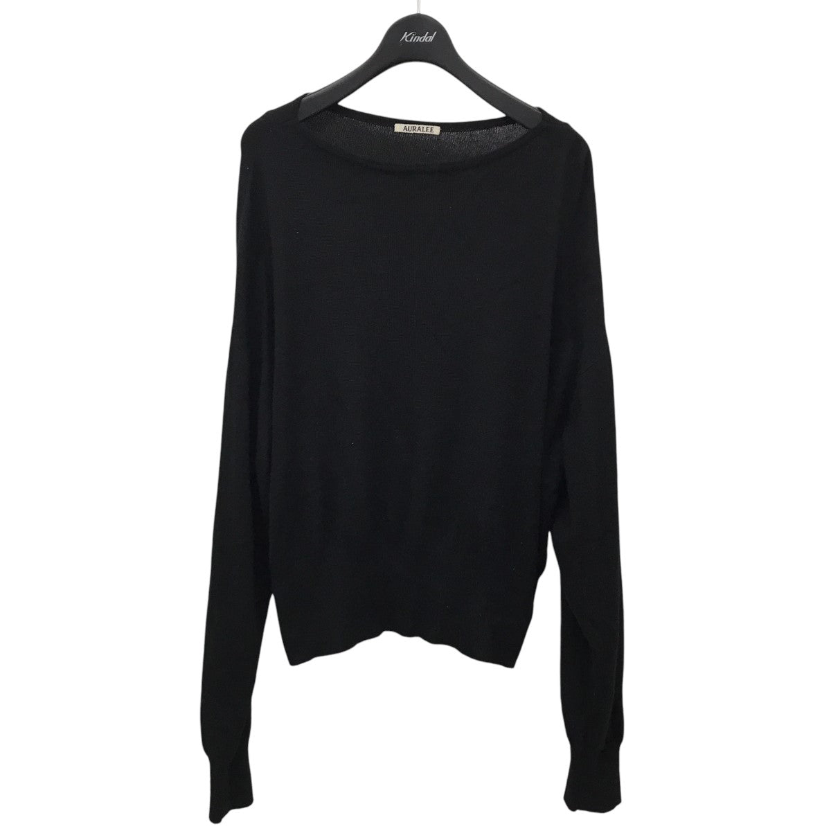 SUPER FINE CASHMERE SILK KNIT BOAT NECK P OカシミヤニットA23SB01SC