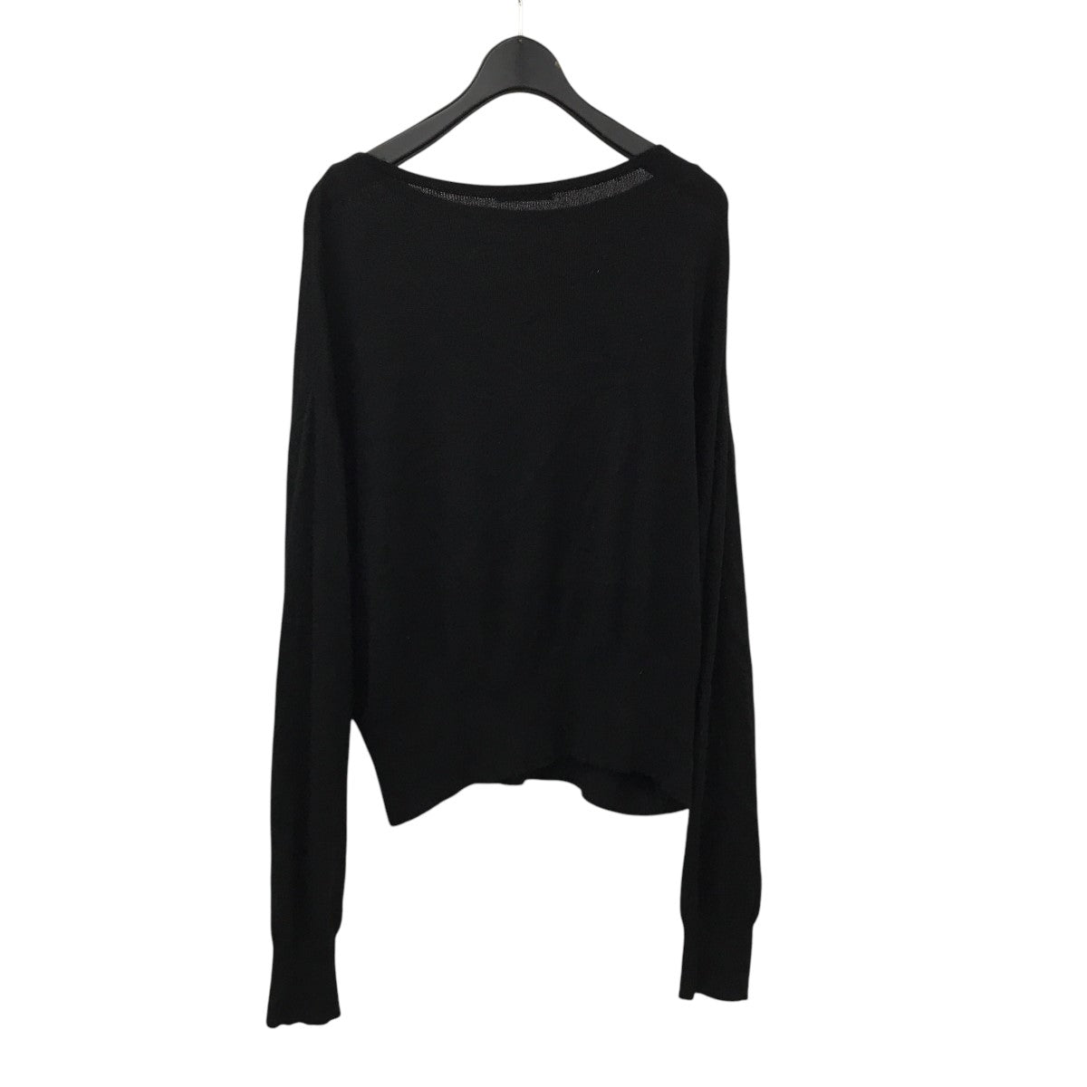 SUPER FINE CASHMERE SILK KNIT BOAT NECK P OカシミヤニットA23SB01SC