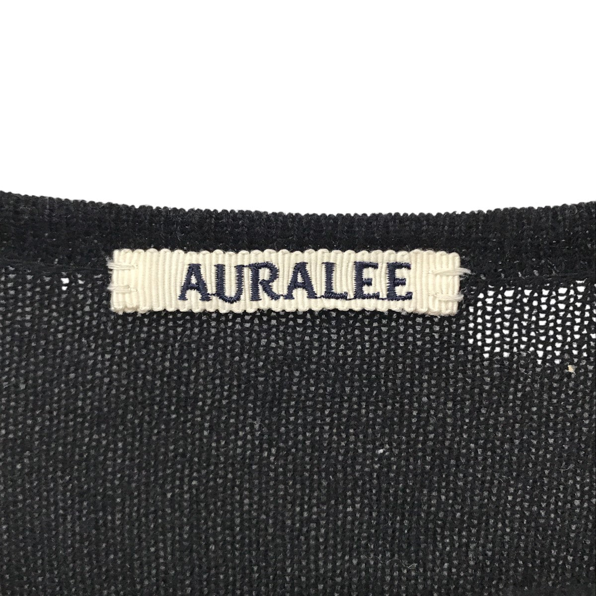 AURALEE(オーラリー) SUPER FINE CASHMERE SILK KNIT BOAT NECK P O