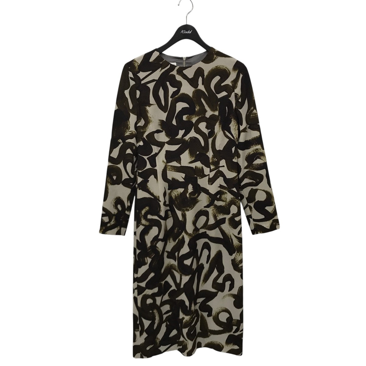 総柄ワンピース242-011007