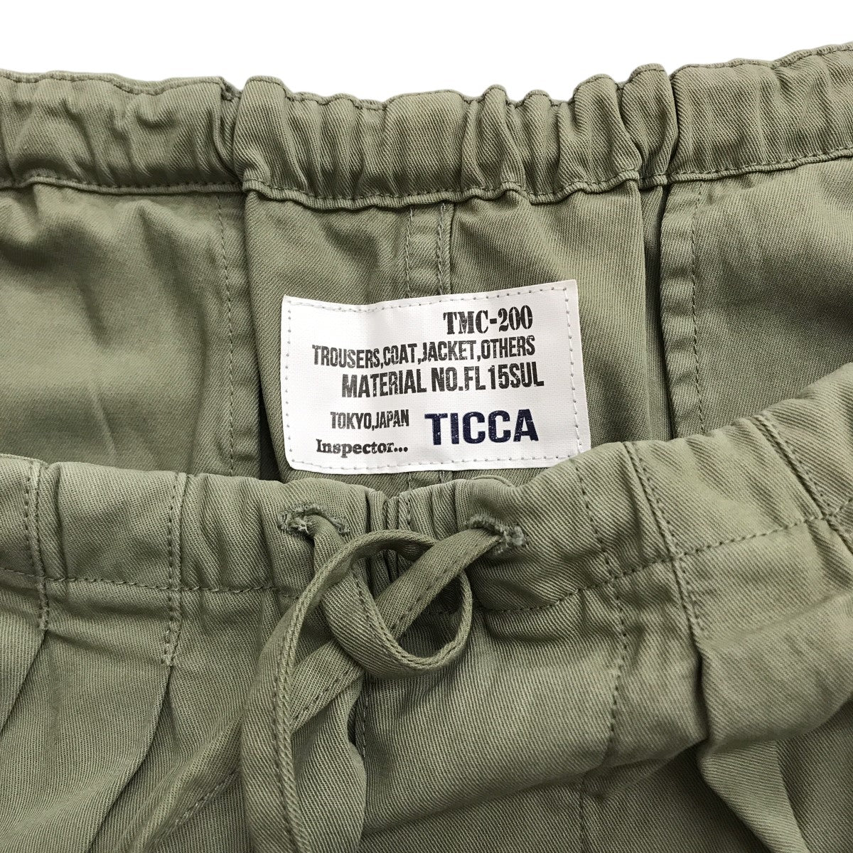 TICCA(ティッカ) 22SSカーゴパンツ0221416073 0221416073